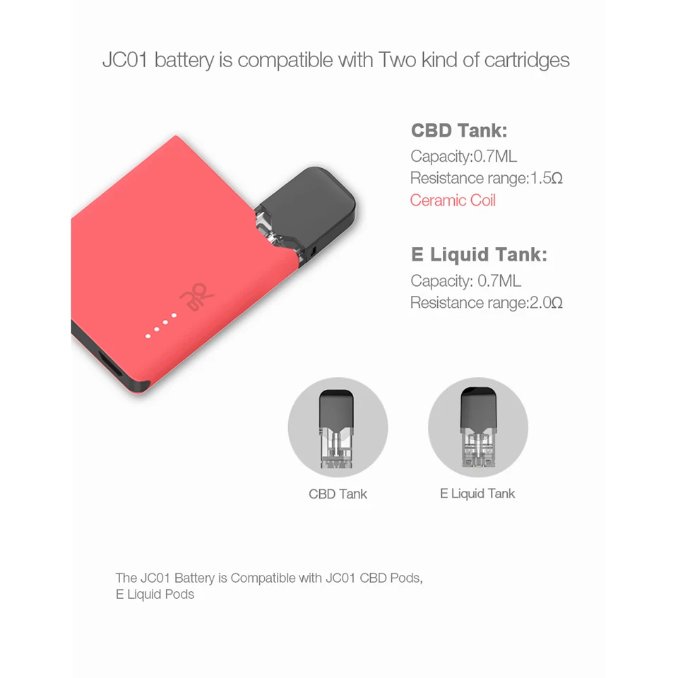 Оригинальный OVNS JC01 Pod Kit system электронная сигарета 400 мАч аккумулятор 0 7 мл картридж