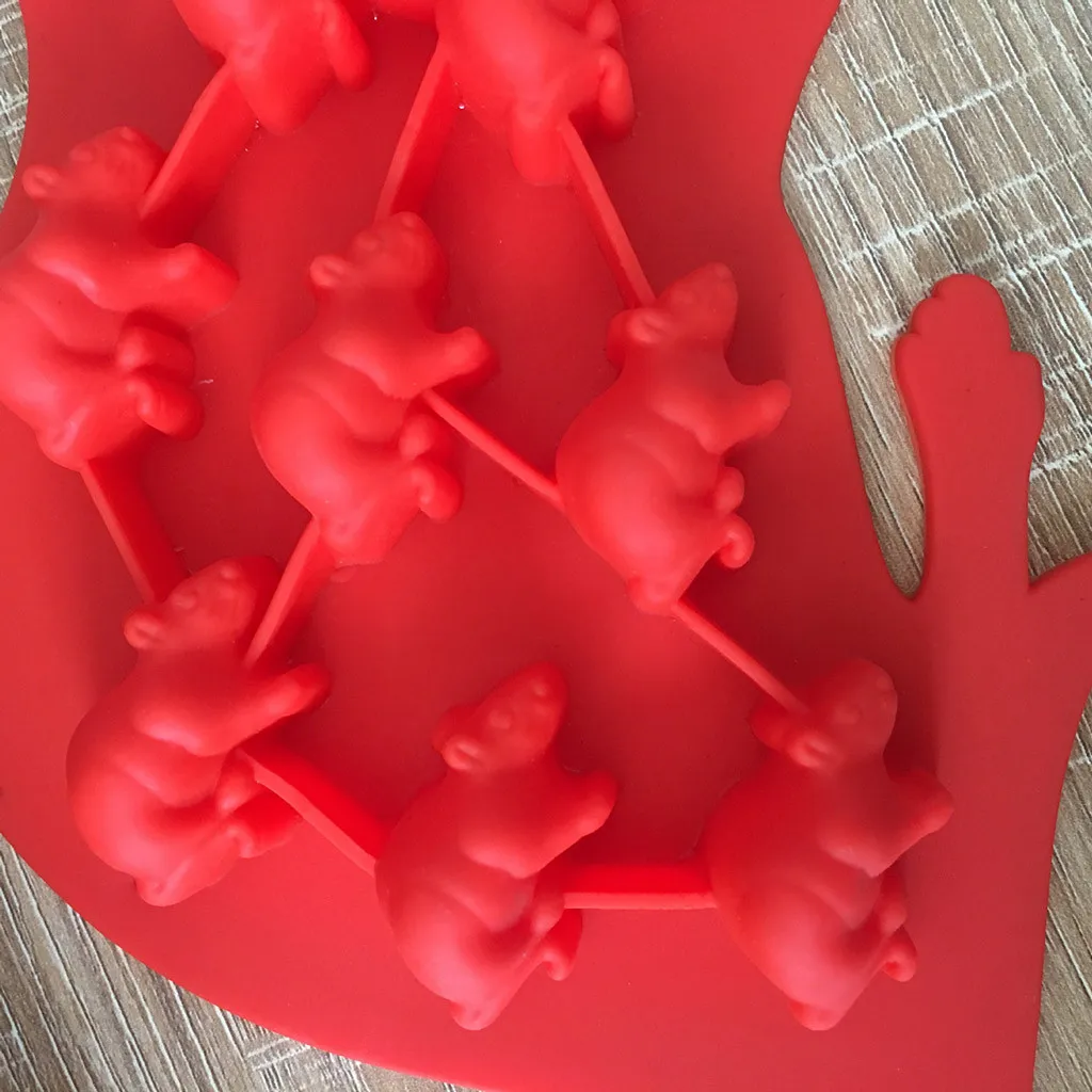 Мышь кубик льда диаметр диска силиконовые помадки мыло 3D форма для торта