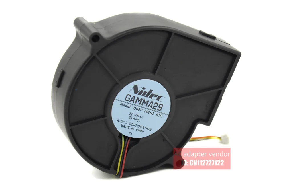 Nidec D09F 24SS2 01B 9CM 9733 24V0.25A turbo blower fan|blower fan|turbo fanturbo |