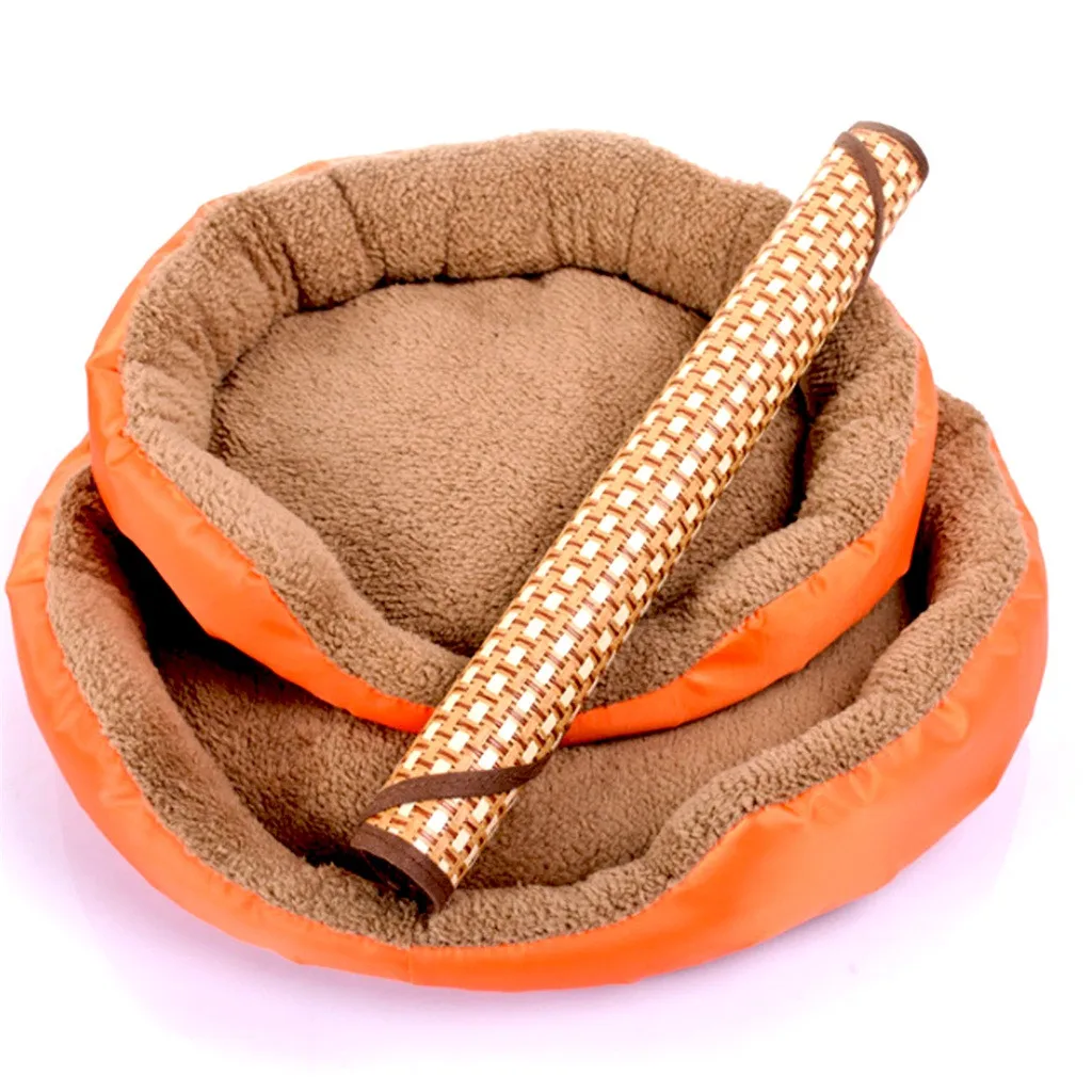 NEW Pet Cool Mat Pad Summer Cooling for Kennels Crates and Beds Straw Bamboo Cozy Household Hot Sale