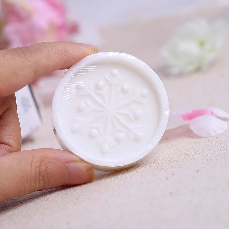 Мыло в форме снежинки 20 шт./лот свадебные сувениры для будущей мамы дня рождения