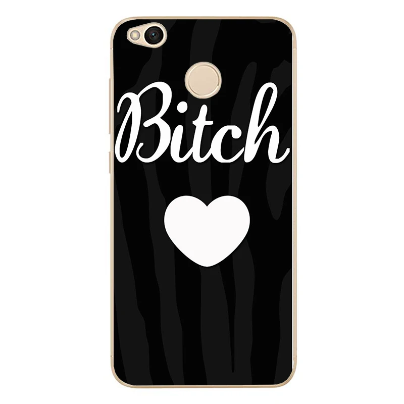 Quotes hi bitch Cover Soft Silicone TPU Phone Case For redmi4A 4X 5 5a 5Plus note4 for xiaomi4 6X 8 note3 miX2S | Мобильные телефоны