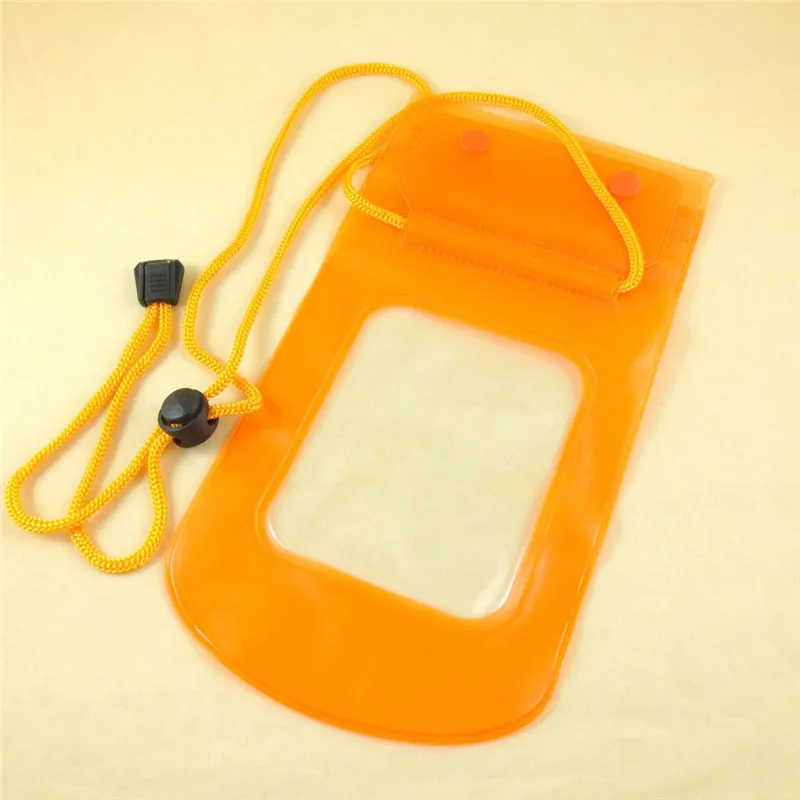 Orange Креативная водостойкая подводная сумка чехол Чехол для телефона Универсальные Все модели 3,5-6 дюймов дорожные аксессуары для мобильных телефонов - Цвет: Orange