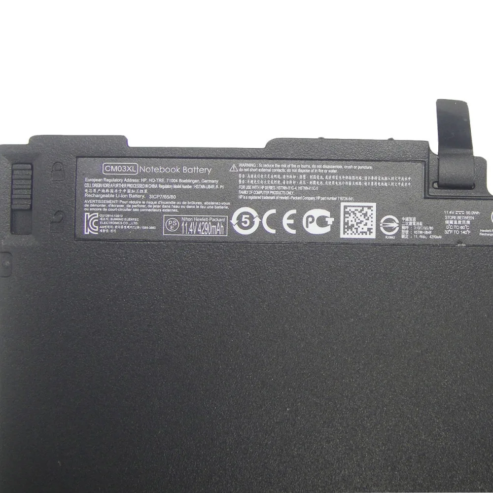 50Wh 11 4 V 4290mAh литий-ионная батарея для ноутбука HP 717376-001 CM03XL HSTNN-DB4Q HSTNN-IB4R HSTNN-L11C-5 HSTNN-LB4R