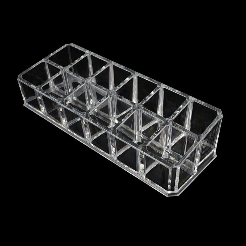 12 отделений коробка для хранения губной помады органайзер макияжа косметический