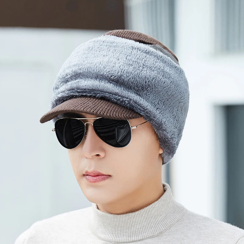 Зимние шапки Skullies Beanies шапка для мужчин и женщин шерстяной вязаный теплый плюшевый шарф шапки Балаклава маска Gorras Bonnet вязаная Лыжная шапка для снежной погоды
