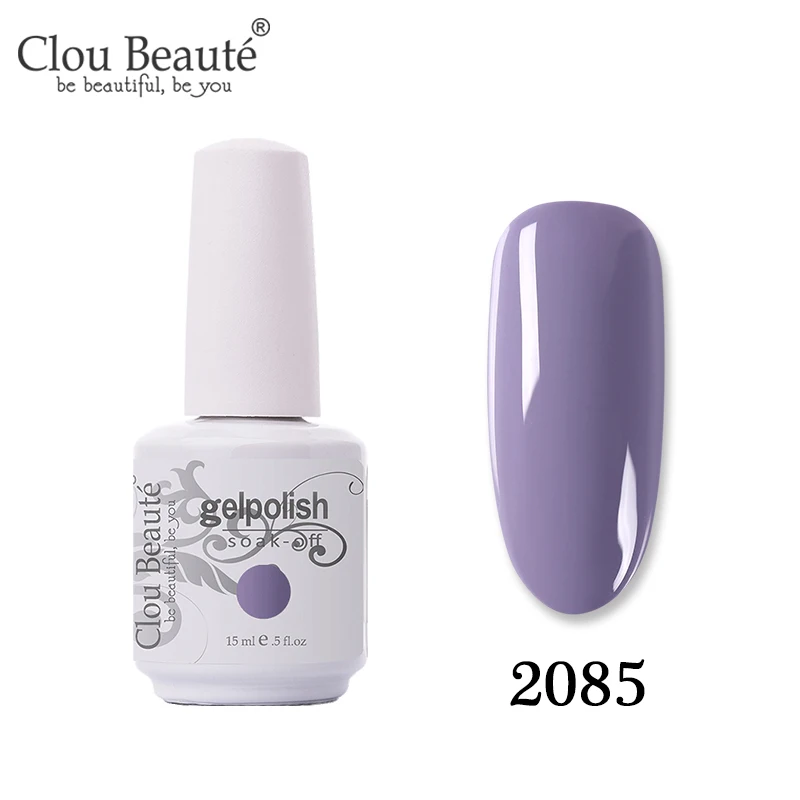 2085 Clou Beaute синий Гель-лак для ногтей 15 мл сапфировый гель для ногтей Гибридный лак для ногтей Полупостоянный УФ Гель-лак для ногтей - Цвет: 2085