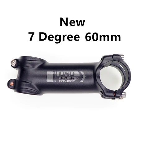 NEW 7 degree 60mm Руля велосипеда UNO 7 градусов 17 MTB Сверхлегкий дизайн Kalloy Alu 7050 31,8 60 70 80 мм 90 мм 100 110 120 велосипедный king сплав - Цвет: NEW 7 degree 60mm