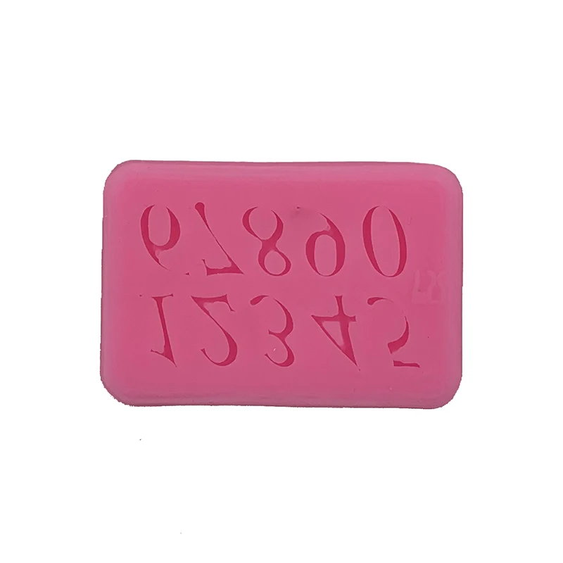Silicone Number Molds 0-9 Arabic Cake Mold Baking for Birthday Shaped Moldes Chocolate Moulds | Дом и сад