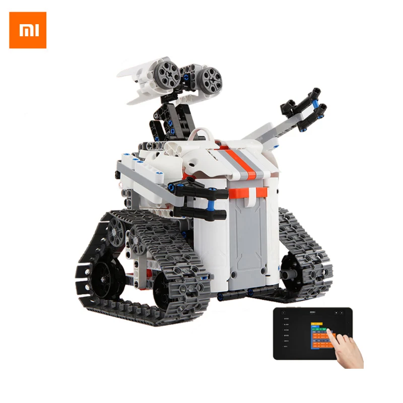 Xiaomi Mitu умный робот танк Mecha гусеничная База Bluetooth Мобильный пульт дистанционного управления Mitu строительные блоки РОБОТ гусеничный Танк версия