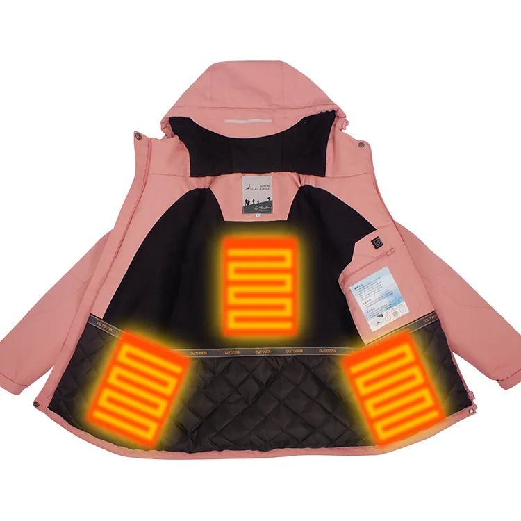 Наружные умные USB тепловые штормовые куртки для мужчин и женщин ветрозащитные
