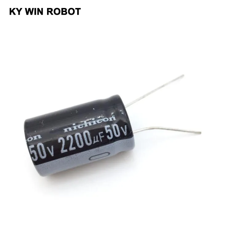 5pcs/lot 50V 2200UF 16 * 25mm Aluminum electrolytic capacitor