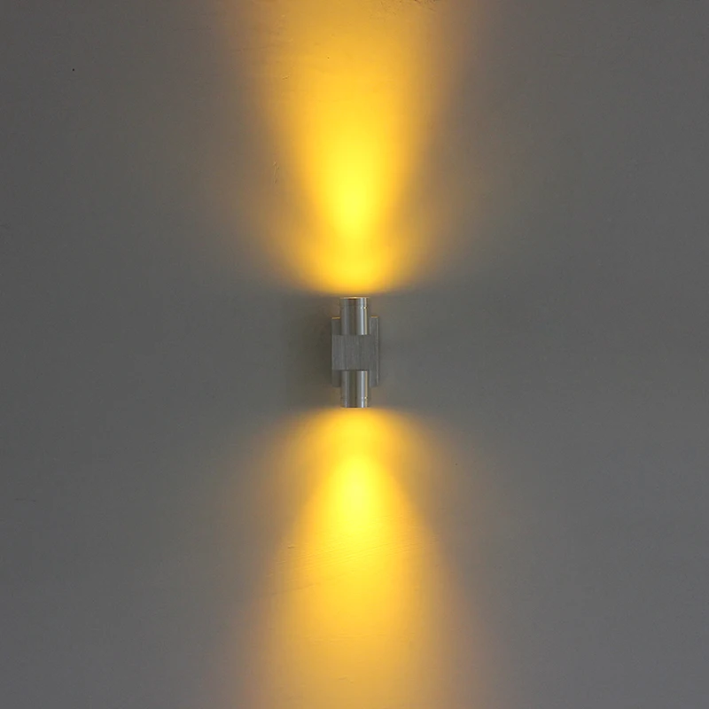 2x1W светодиодный настенный светильник бра Современный Креативный AC85 265V туалетное