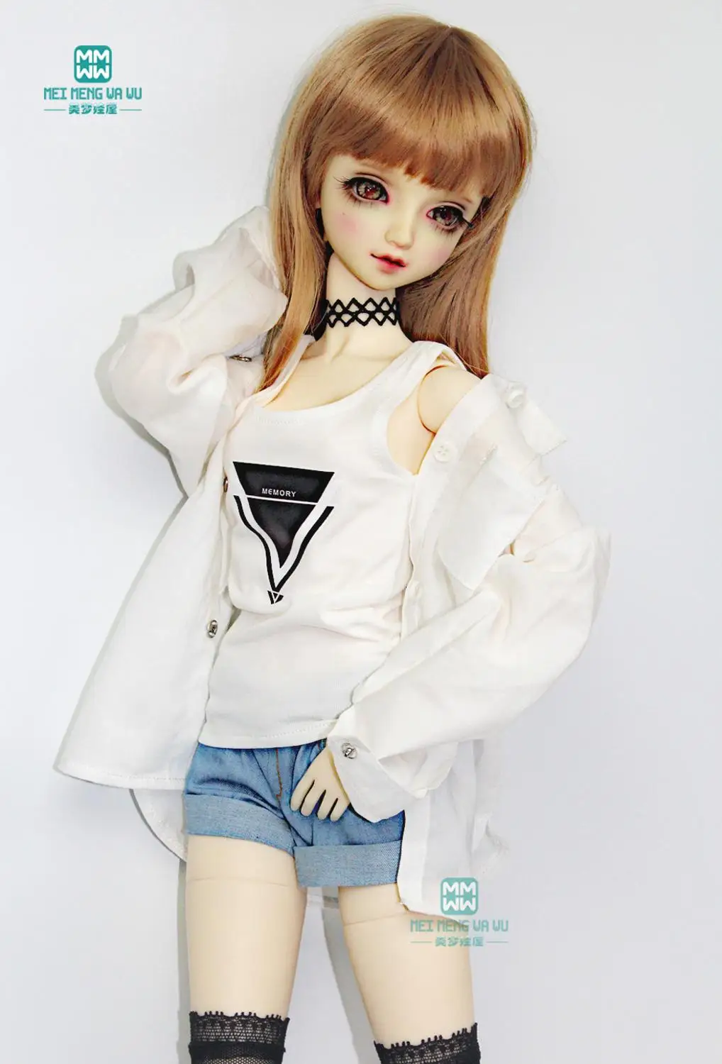 BJD аксессуары Кукла Одежда для 1/3 BJD DD кукла Модная рубашка бойфренда, жилет