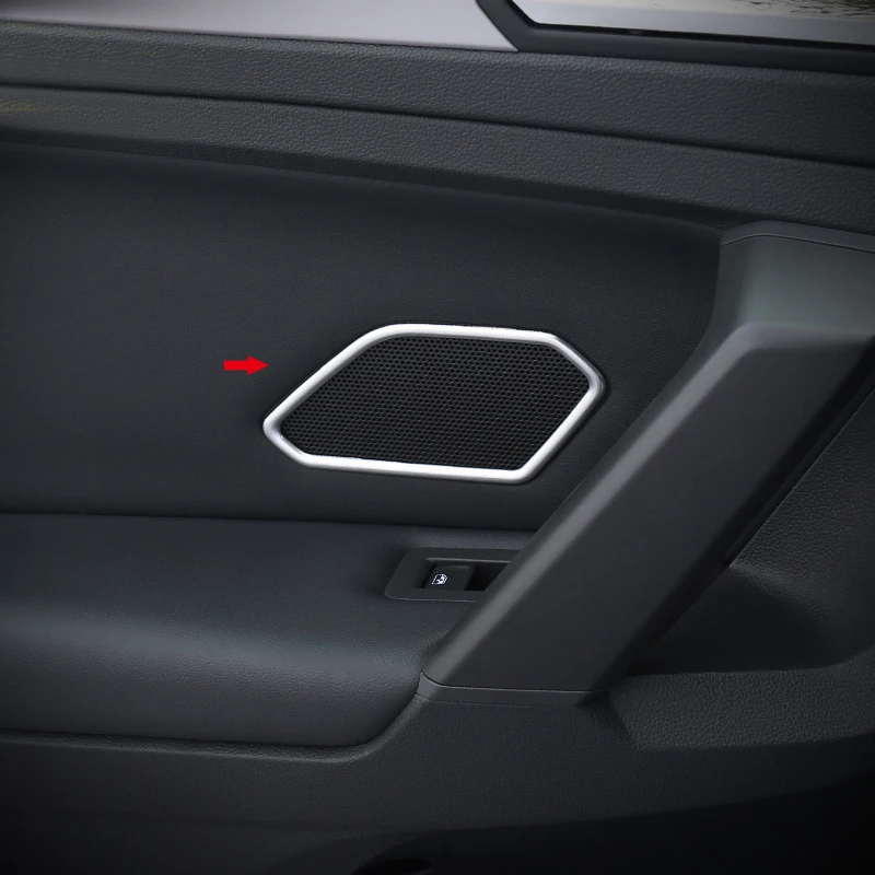 ABS хром для Tiguan L mk2 2017 2018 автомобильные аксессуары задняя дверь Колонка ошейник