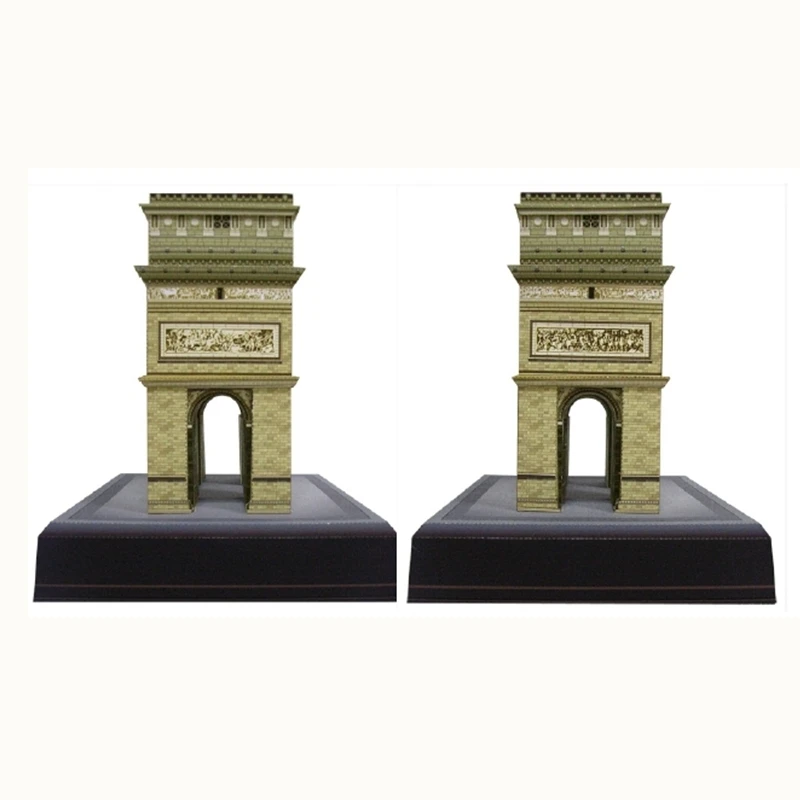 Arc de Triomphe Парижская забавная 3d Бумага Diy Миниатюрная модель набор игрушка