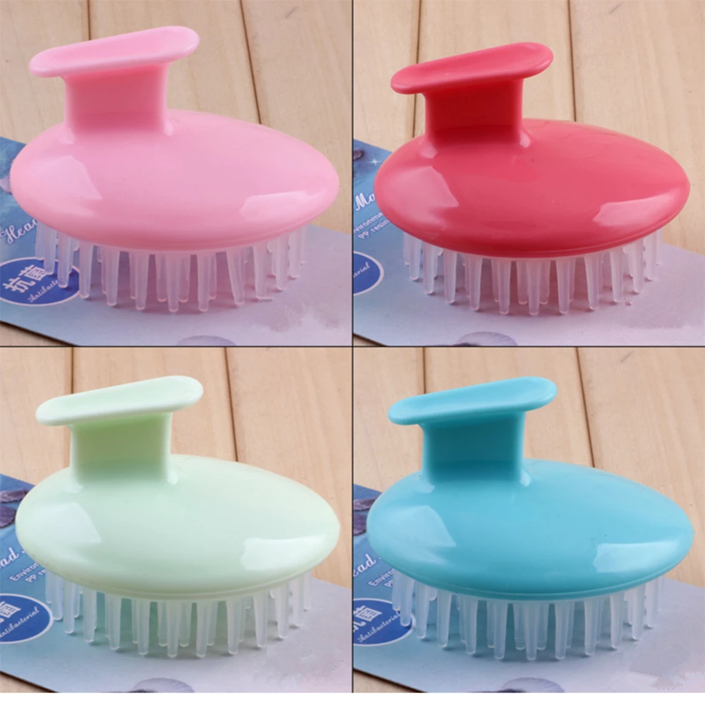 1 pcs Spa Slimming Massage Brush Shampoo Wide Tooth Comb Hair Washing Shower Scalp Soft Head | Красота и здоровье