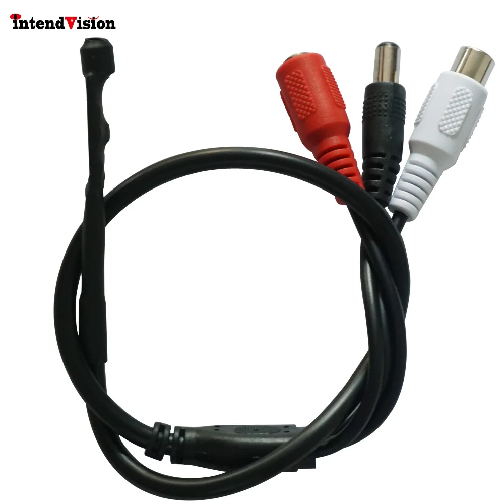 Intendvision скрытый с интерфейсом звуковой монитор аудио Микрофон подходит для HIKVISION Dahua 50sqm IDS06X