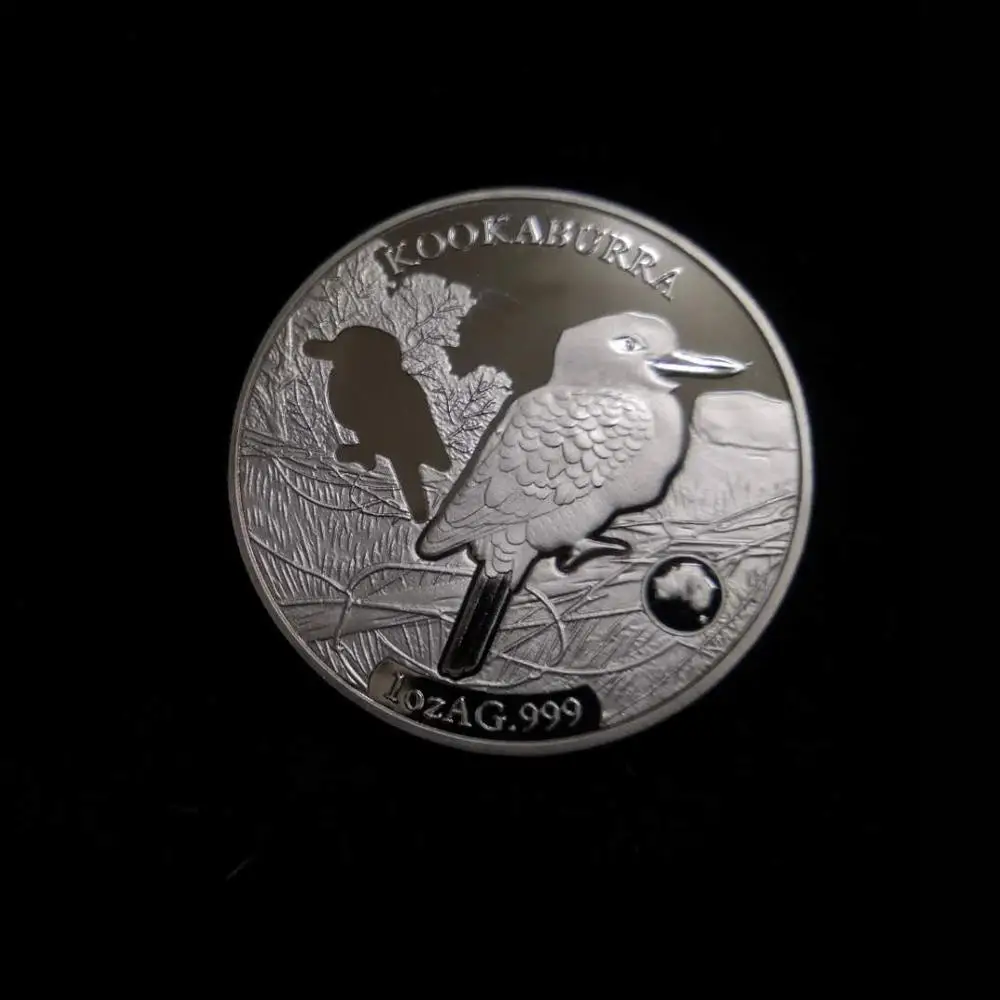 6 шт./лот 2019 австралийские монеты 1 унция Серебряная монета Крокодил + Коала змея
