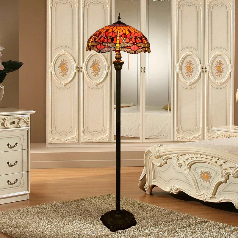 Eusolis мозаичные витражные напольные лампы Европейский стиль креативное витражное