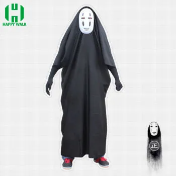 Костюм для Хэллоуина с рисунком Безликий из Косплэй костюм маской Перчатки аниме