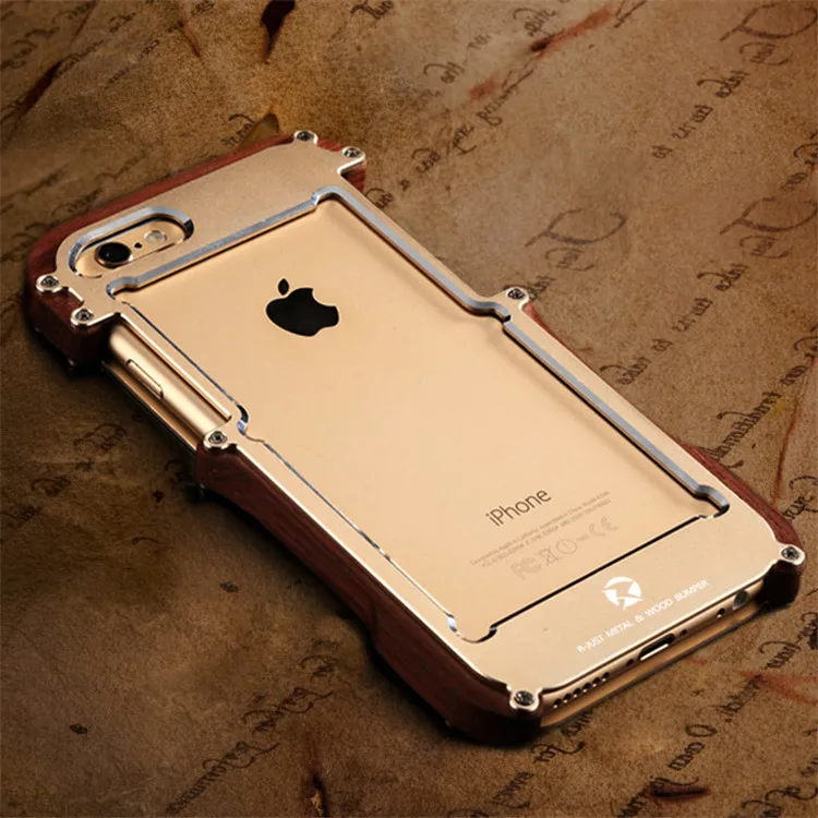 R-JUST Роскошный Алюминиевый металлический чехол для Apple iPhone 6 сотовый телефон