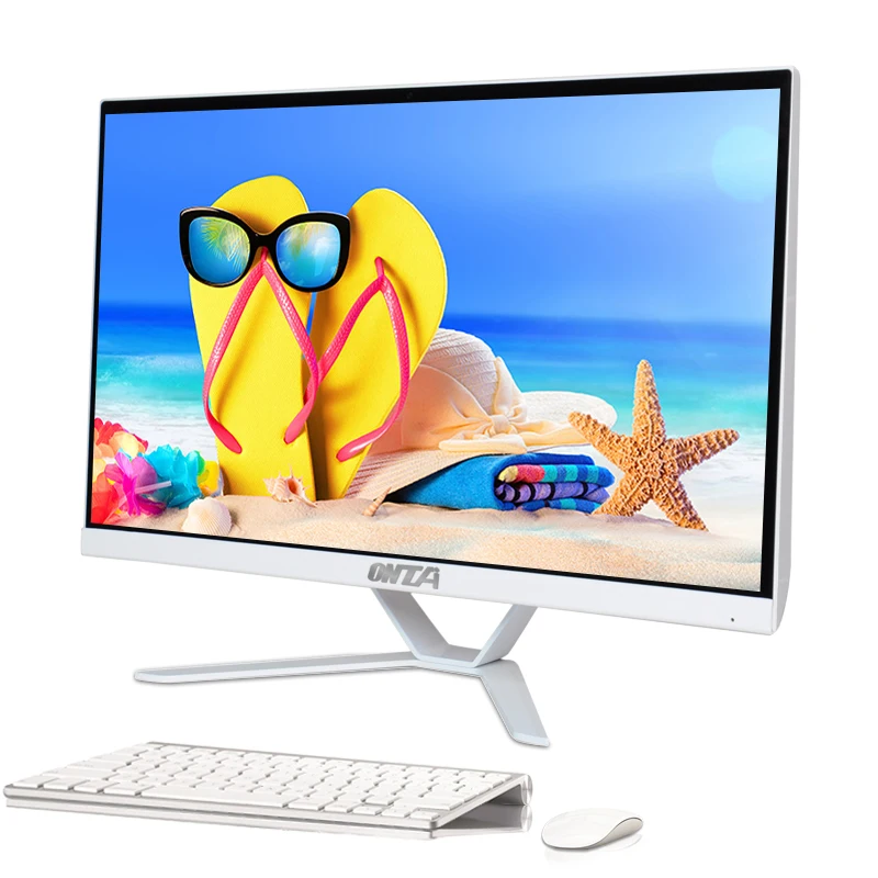 Монитор экрана 24 дюймовый процессор 8th i5 8500 ОЗУ 16 Гб DDR4 HD 1 ТБ SSD OS win7 настольный