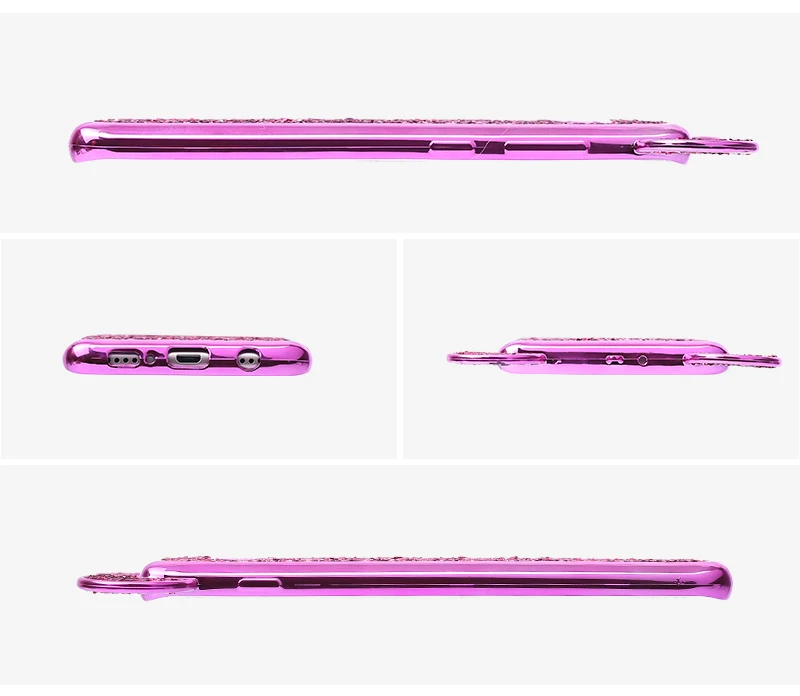 Мягкий силиконовый чехол с блестящими ушками животных для samsung Galaxy S10E S10 Lite samsung S8 S9 Plus S7 S6 Edge