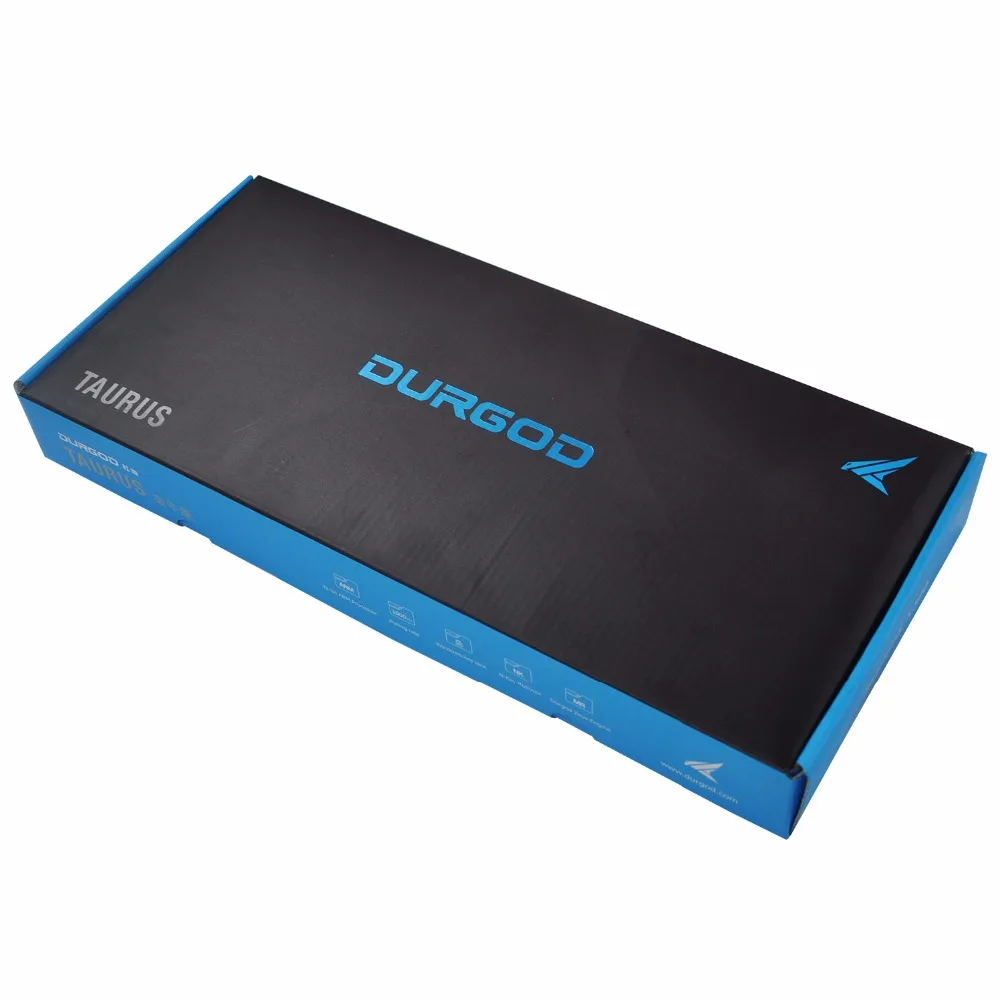 Механическая клавиатура DURGOD с переключателями Cherry MX Red-USB A/USB C на USB C кабель PBT keycaps Tenkeyless 87 клавиш