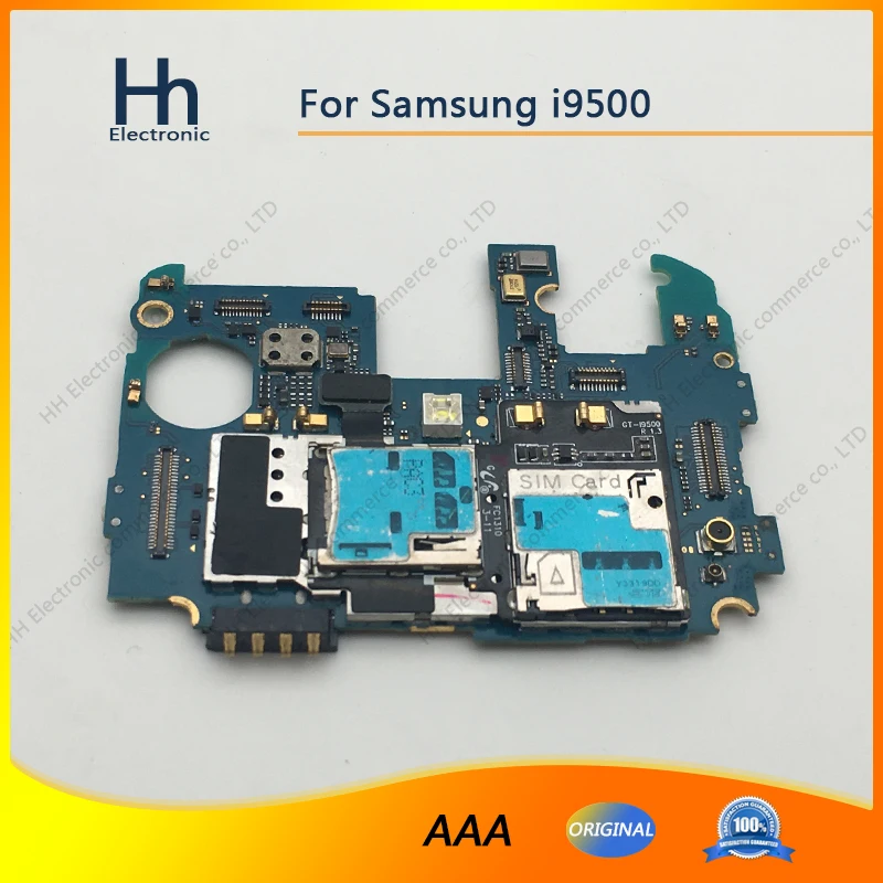 Original Unlocked Working For Samsung Galaxy S4 i9500 Motherboard Logic Board With Chips | Мобильные телефоны и