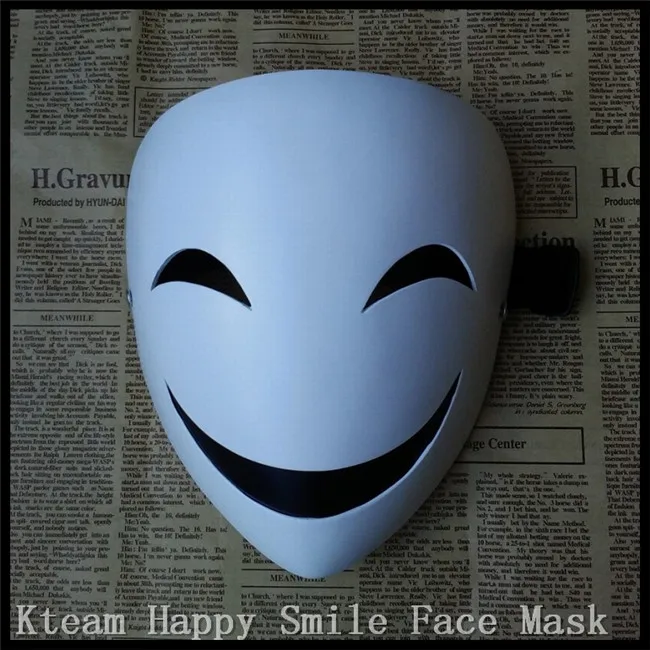 Новинка 2017 смоляная маска со смайликом аксессуар для костюма взрослых
