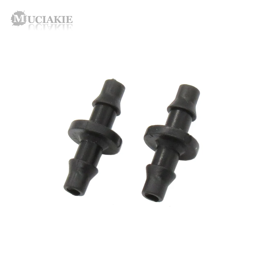 MUCIAKIE 50 шт. 1/4 &quotколючий Соединитель с двойной колючей головкой для труб 4/7 мм