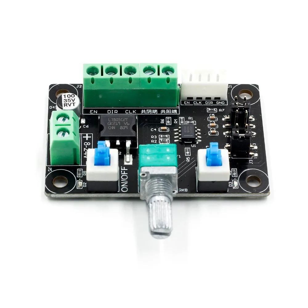 DC 12V 24V Генератор импульсных сигналов для шагового двигателя контроллер скорости