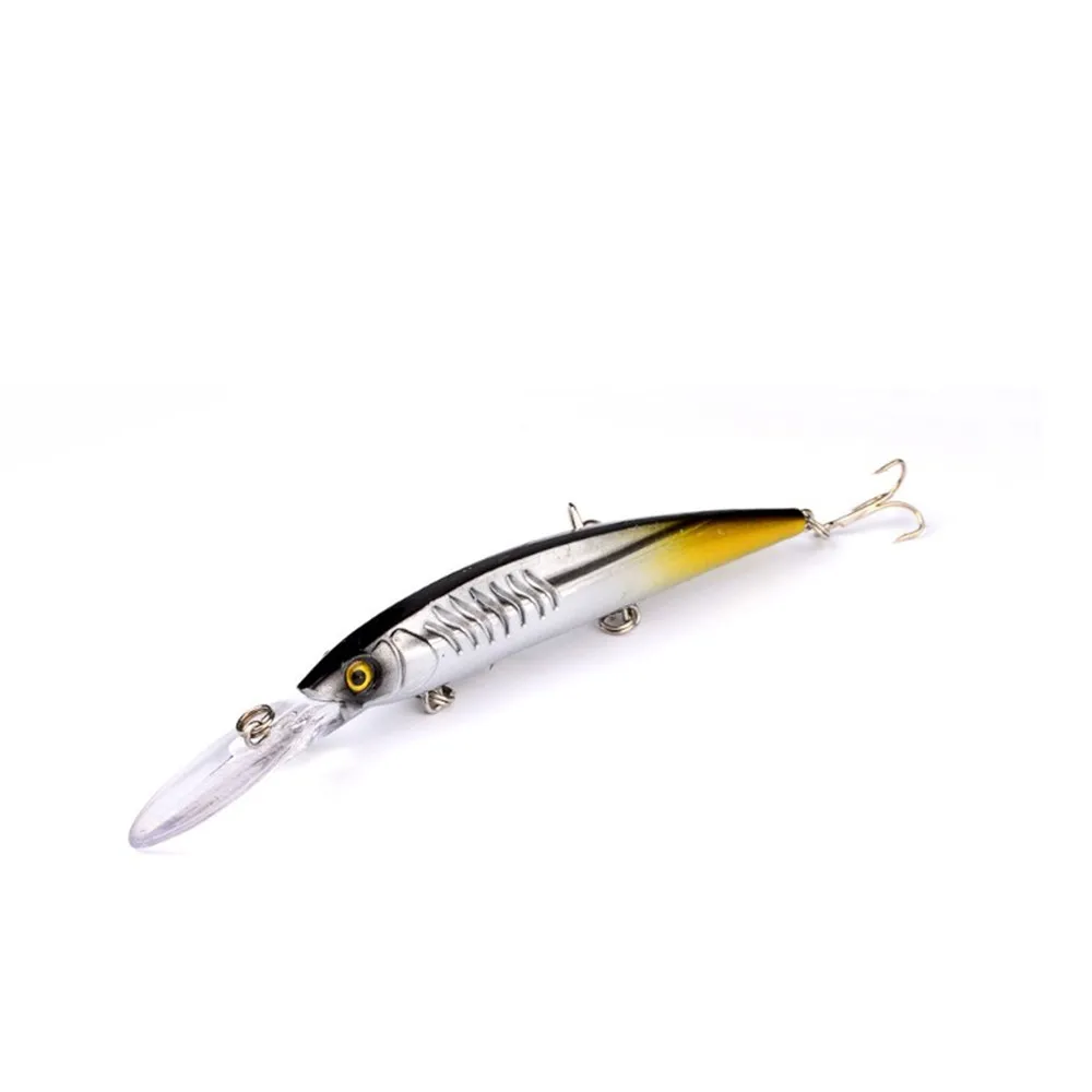 FISHINAPOT 1 шт. 15 см 12 г блесна жесткая приманка для рыбалки с тремя бронзовых морских
