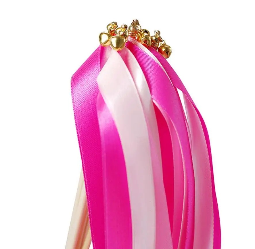 10 шт цветная лента с колокольчиком волшебная палочка для свадьбы домашний декор