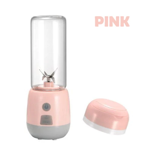 C-PINK 450 мл USB портативный Перезаряжаемый блендер многофункциональная соковыжималка Мини соковыжималка для еды соевое молоко фруктовая пищевая Соковыжималка кухонный инструмент - Цвет: C-PINK