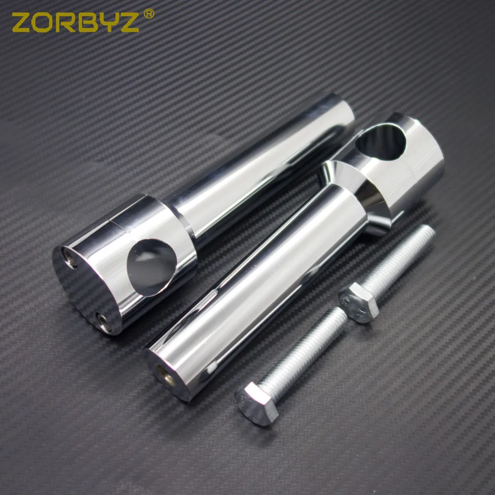 Руль ZORBYZ Chrome 1 &quot25 мм для Harley Suzuki Honda Yamaha Ducati|Руль велосипеда| |