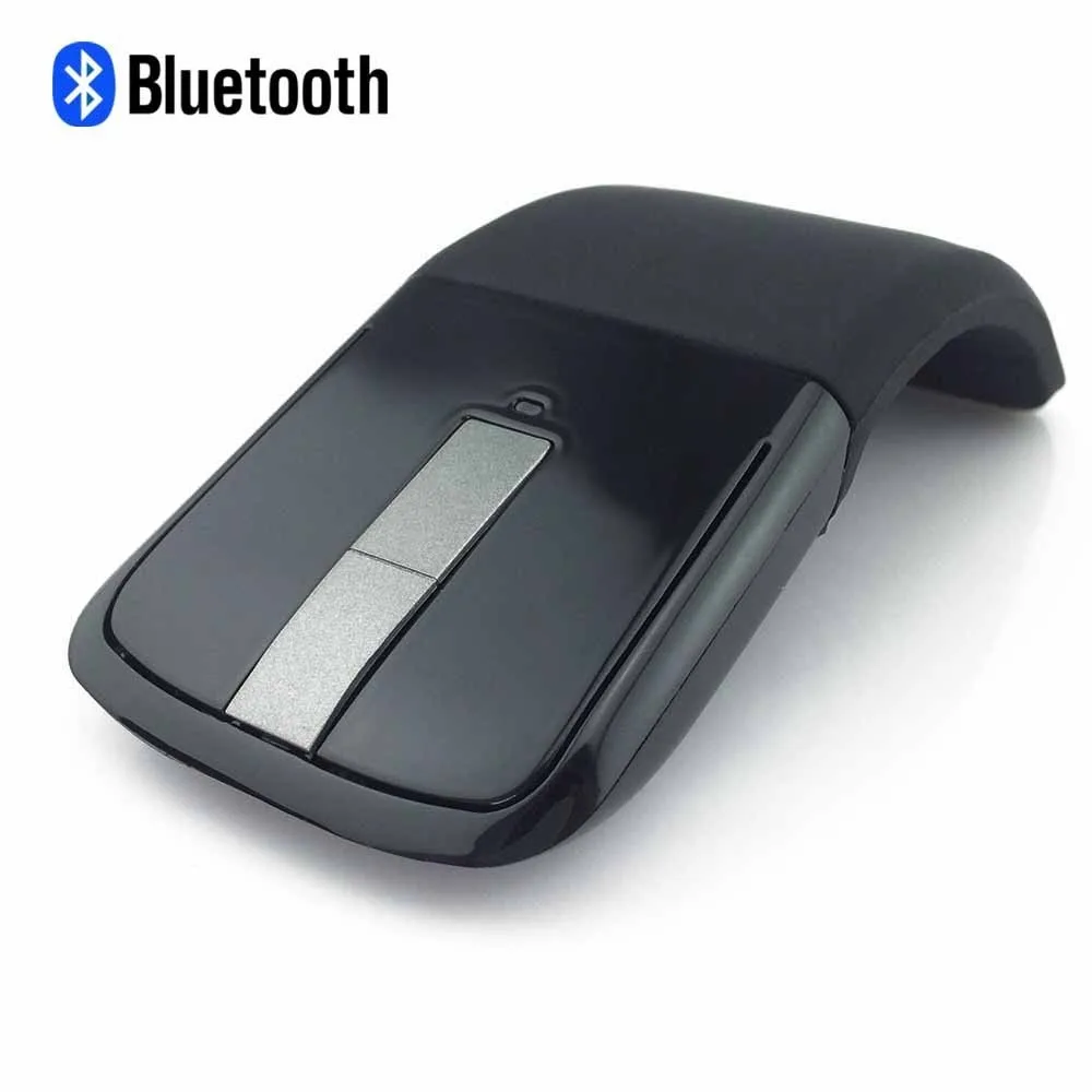 only mouse CHYI Bluetooth складная беспроводная компьютерная мышь эргономичная оптическая Mause Arc Touch 3D Складная ПК тонкая мышь для ноутбука microsoft - Цвет: only mouse
