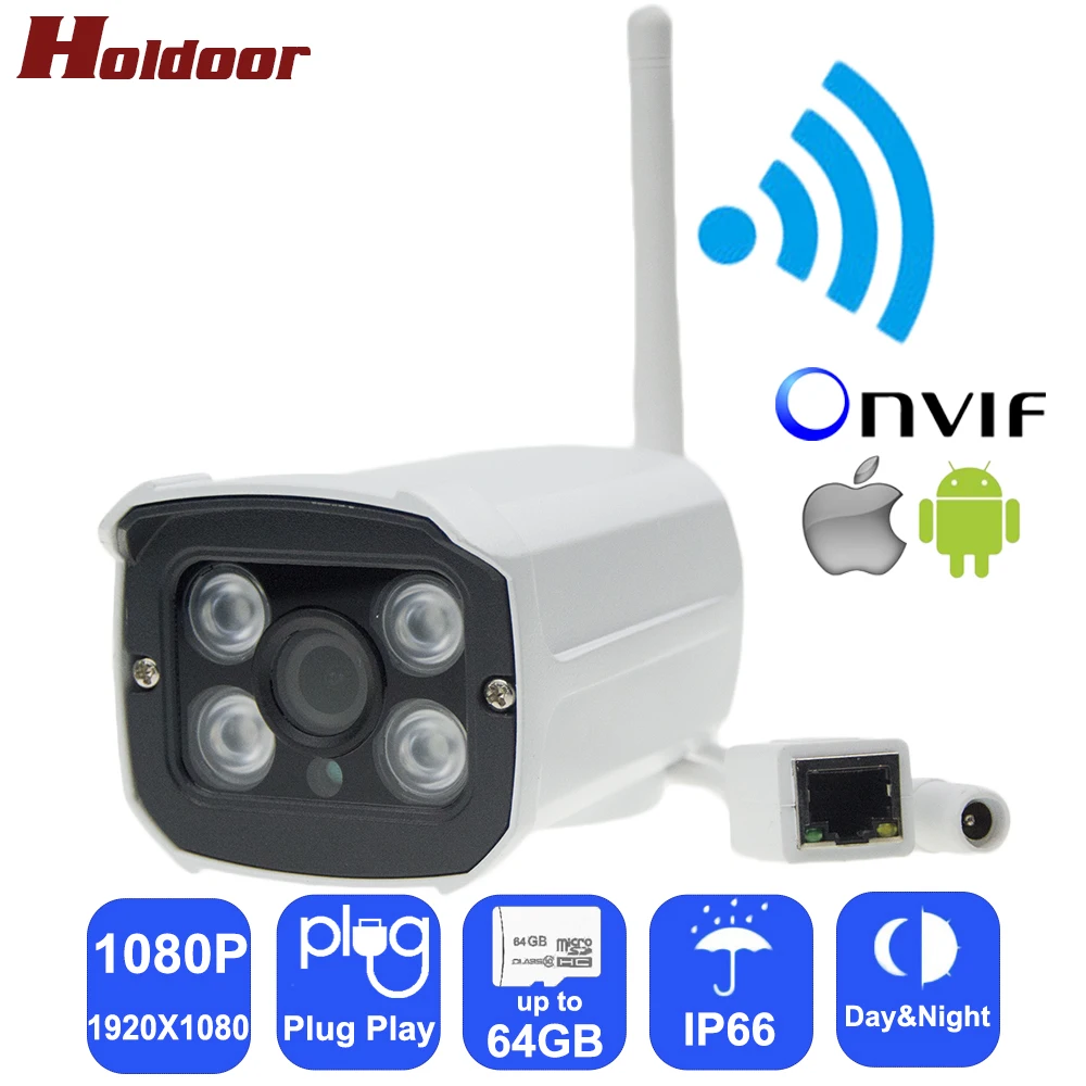 IPC Беспроводной IP Камера Wi Fi Full HD 1080p веб камера видеонаблюдения Cam с Micro SD слот для