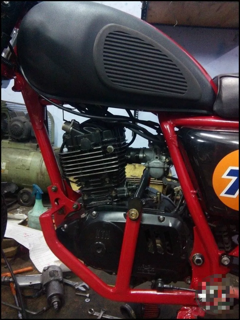 Винтажный мотоцикл модифицированный топливный бак декоративные клейкие