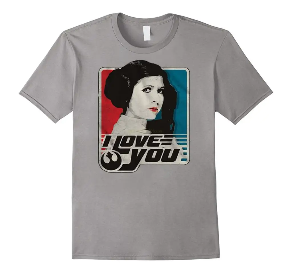 Leia I Love You Han Ретро Винтаж Классический Забавный Юмор каламбур Мужская взрослая