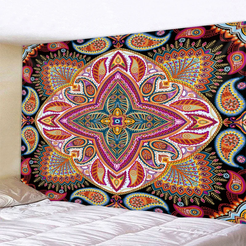 

Wall Hanging Tapestries Indian Mandala Tapestry Tai Chi Hippie Bohemian Decorative Wall Carpet Yoga Mats