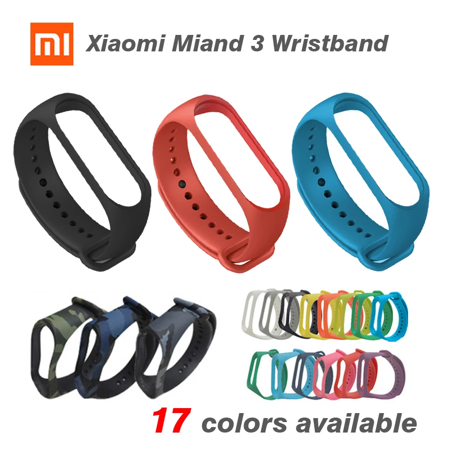 Браслет для Xiao mi band 3 Band ремешок спортивных часов часы силиконовый браслет