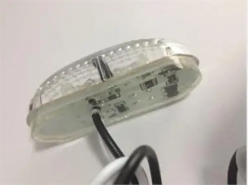 10 шт. габаритные огни 4 светодиодный боковой маркер прицеп грузовик желтый 12В 24В |