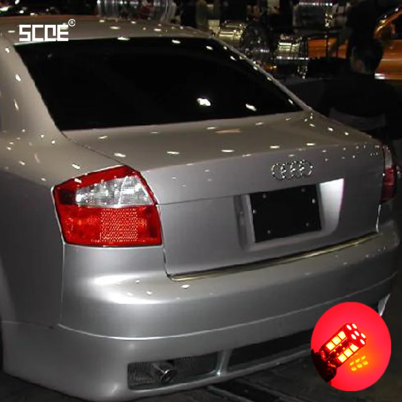 

Для Audi A2 A4 (B6) A6 A6/S6 с ксеноновой лампой SCOE 2X6 0SMD светодиодный тормоз/остановка/парковочная задняя/задняя лампа/источник светильник автомобил...