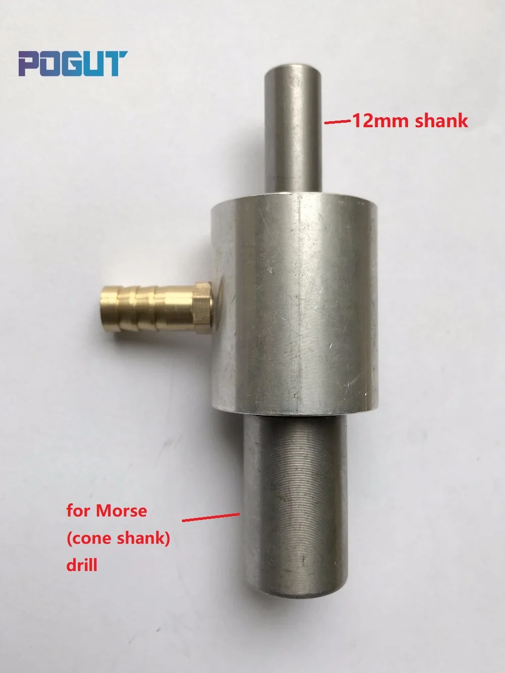 for morse shank Водный Поворотный адаптер для прямой конус Морзе хвостовик сверла Стекло сверлильный станок - Цвет: for morse shank