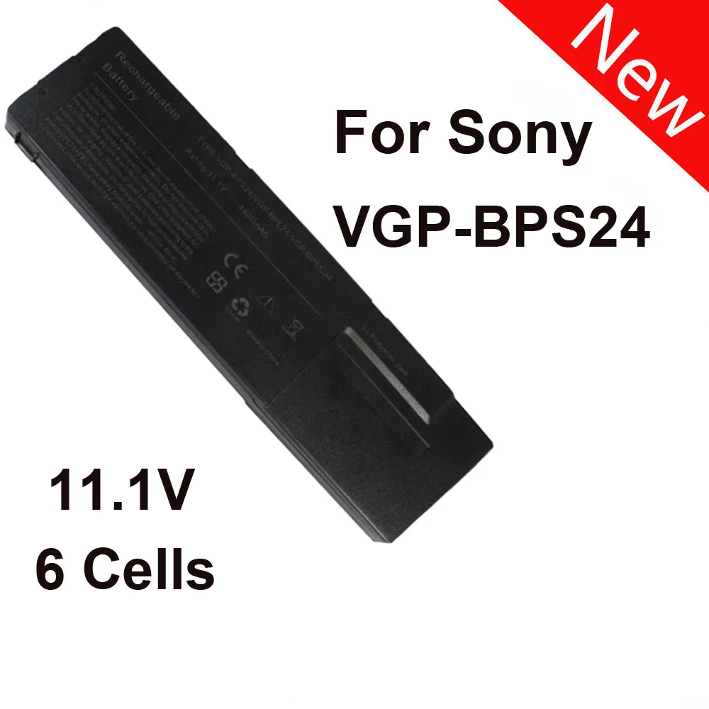 YHR 11 1 В 4400 мАч ноутбука Батарея для sony VGP BPL24 VGPBPL24 BPS24 VGPBPS24 BPSC24 VGPBPSC24 VAIO