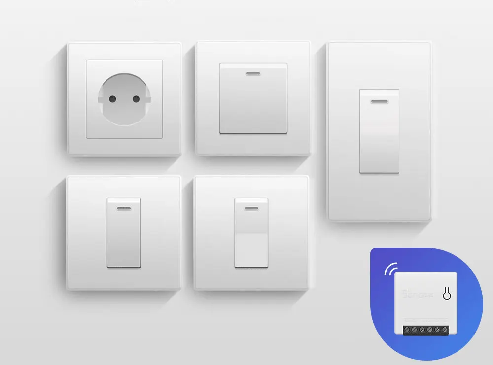 SONOFF Мини Wifi DIY умный коммутатор Двусторонняя проводка модули домашней автоматизации совместимы с eWelink Alexa amazon Google Home