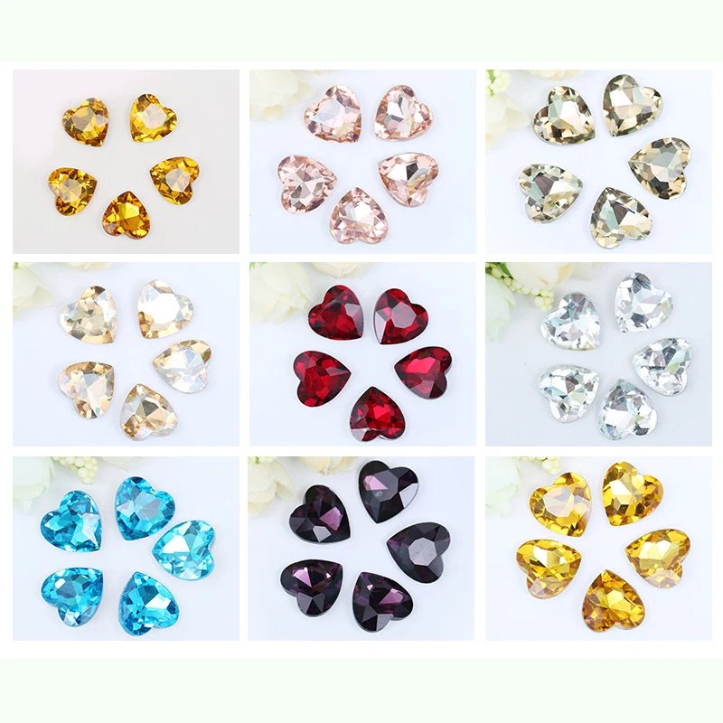 Клей на форме сердца стразы кристаллы чехол для телефона украшения Блестящий