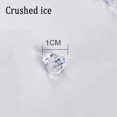 1.0cm Необычные ледяные красочные искусственные ледяные декорации реквизиты для фотостудии Аксессуары для фруктового пива виски соды напиток - Цвет: 1.0cm